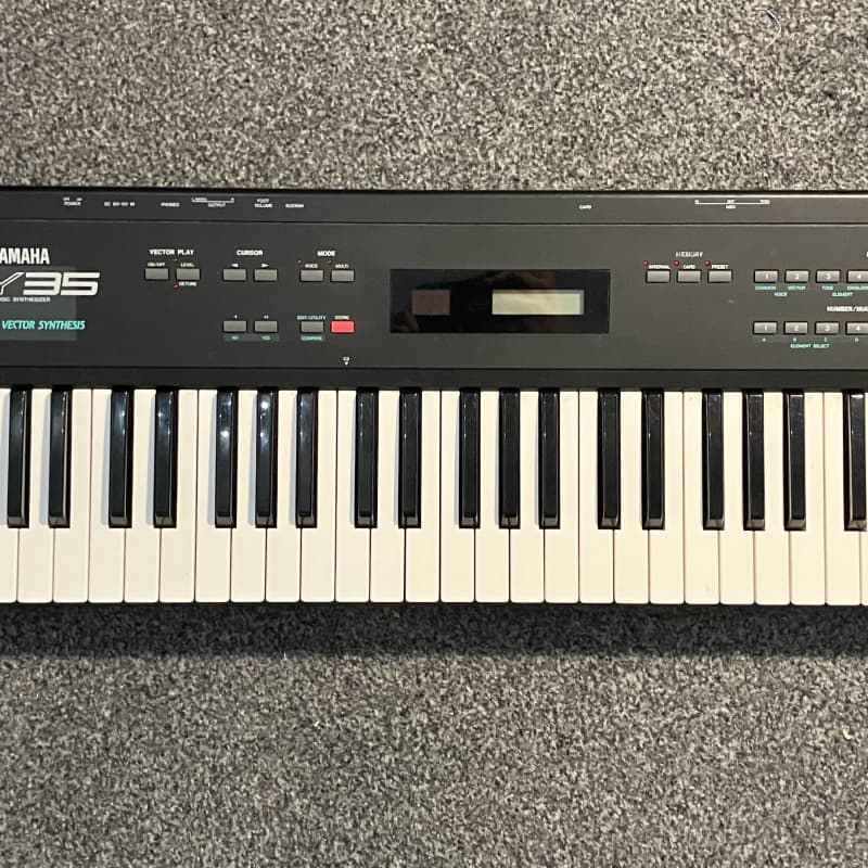 1992 Yamaha SY85 Synthesizer Black