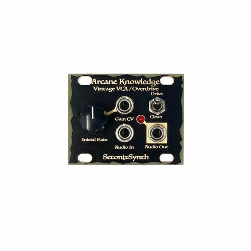 SetonixSynth SetonixSynth Arcane Knowledge 1U VCA/Overdrive Mo...