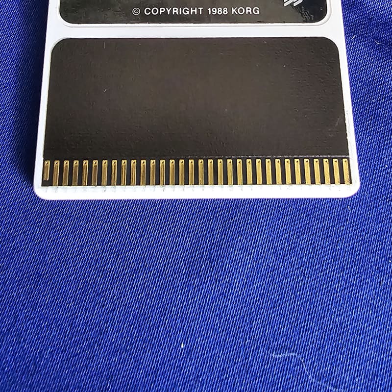 1988 Korg Memory Card Akira MPC-11 Schwarz