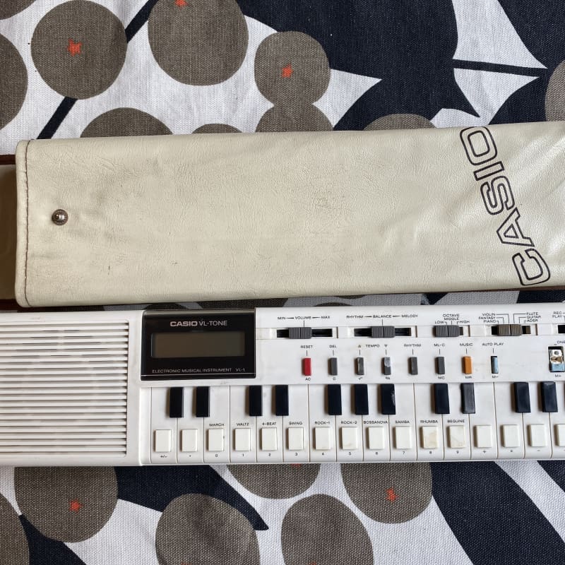 1979 - 1984 Casio VL-1 VL-Tone 29-Key Synthesizer Keyboard White