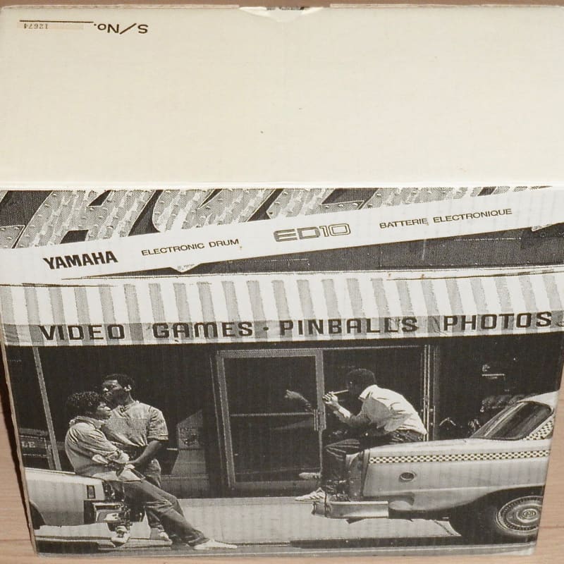 1980s Yamaha ED10 Analog Drum Synth Pad Black