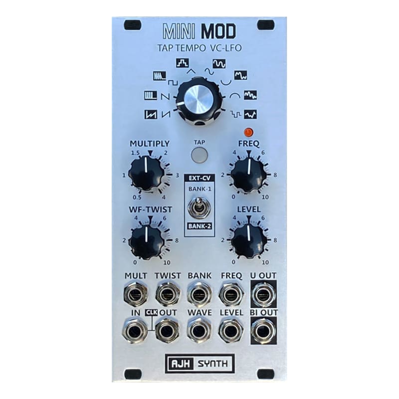AJH Synth AJH Synth Tap Tempo VC-LFO Eurorack Module (Silver) ...