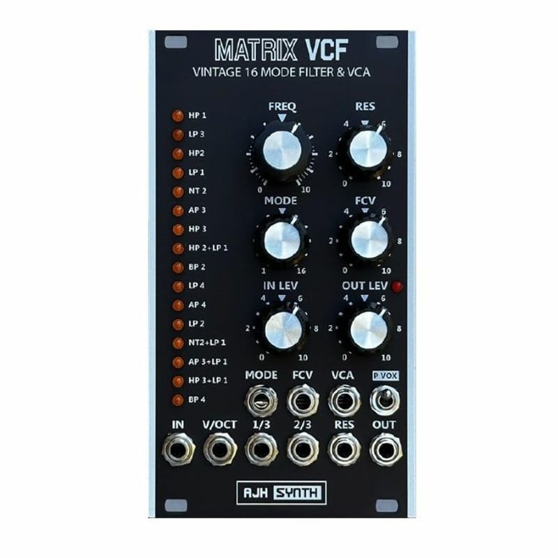 AJH Synth AJH Matrix VCF 16 Mode Filter & VCA Module (blac...