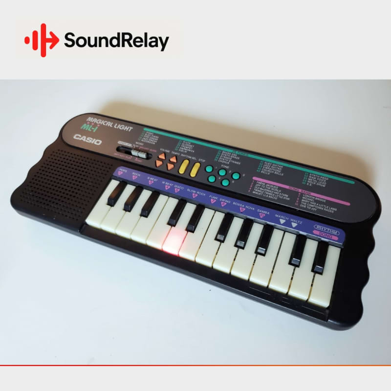 1994 Casio ML-1 24-Key Magical Light Keyboard Black