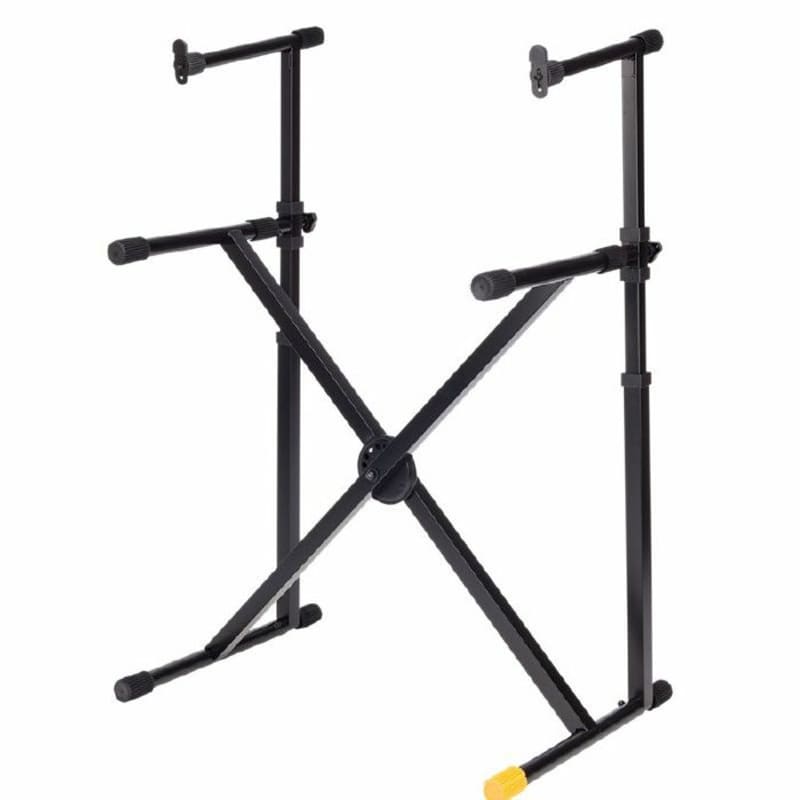 Hercules 2-Tier X Type Keyboard Synthesiser Stand Synth