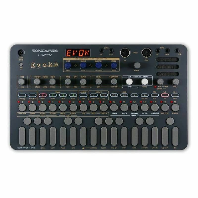 Sonicware LIVEN Evoke Acoustronic Synthesiser With Granular Ef...