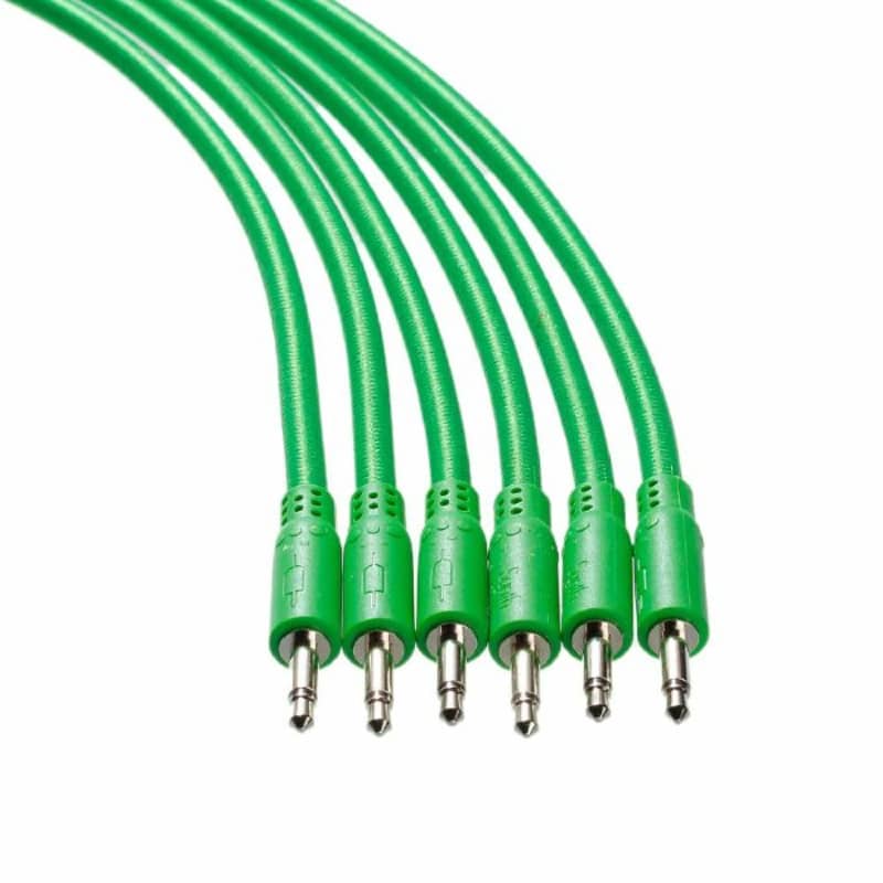 Synth Cables Cables Braided 3.5mm TS Male Patch Cables (green/...