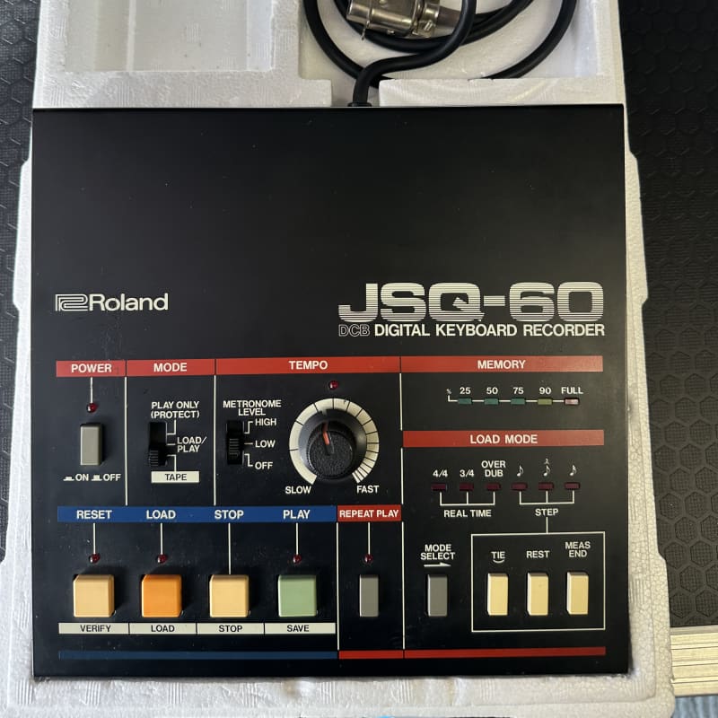 1983 -1988 Roland JSQ-60 Digital Keyboard Recorder Black