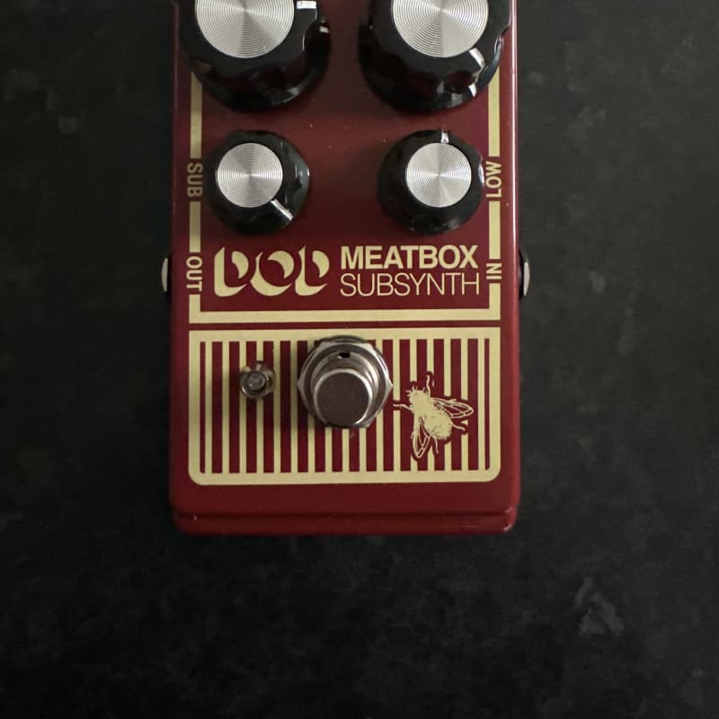 2010s DOD Meatbox Sub Synth Reissue Red