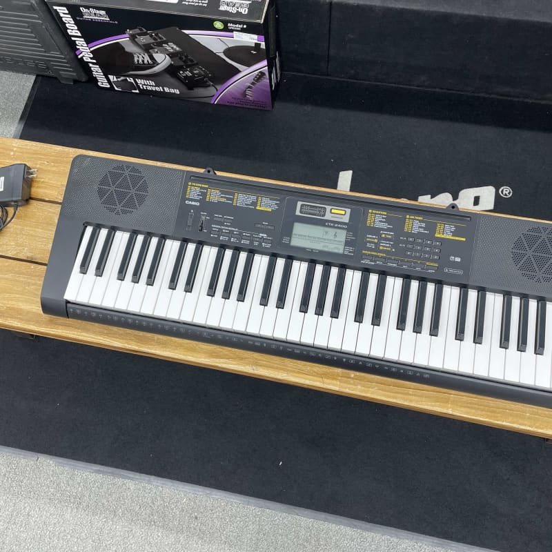 Casio CTK-2400 61-Key Portable Keyboard Black