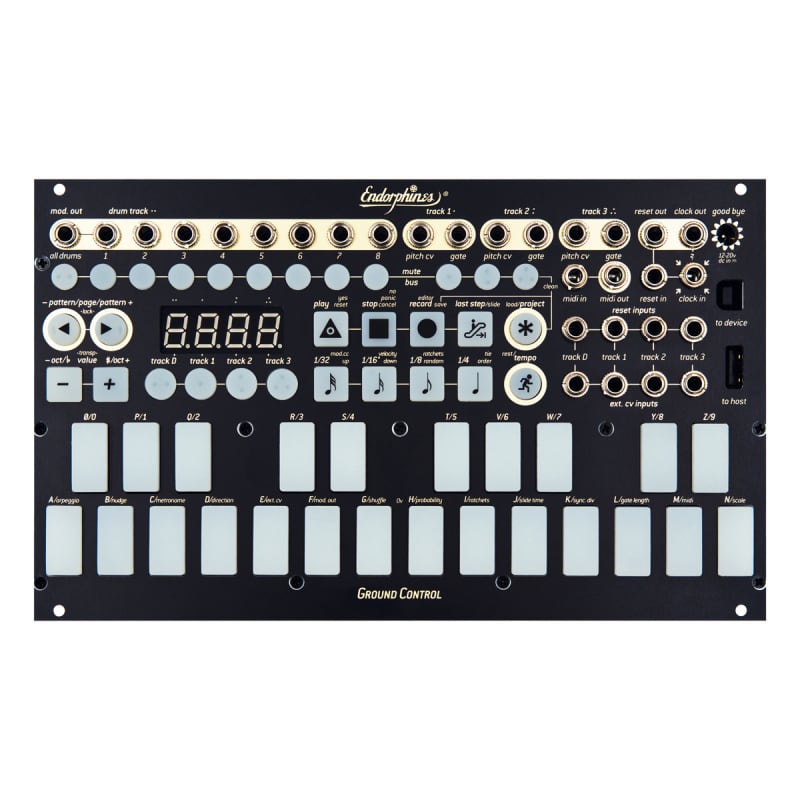 Endorphin.es Ground Control Eurorack Sequencer Module () Black