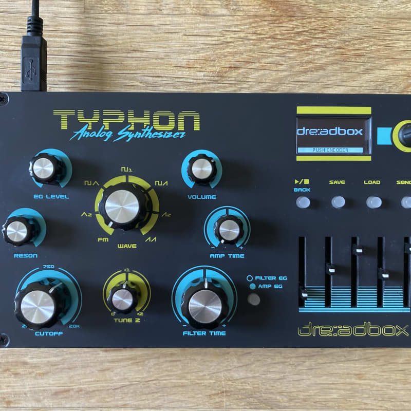 2020 - 2021 Dreadbox Typhon Analog Synthesizer Black