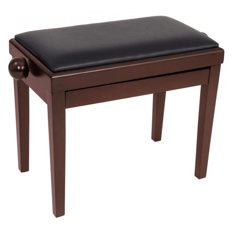 JHS Kinsman KPB03 Wooden Adjustable Height Piano Bench Dark Wa...