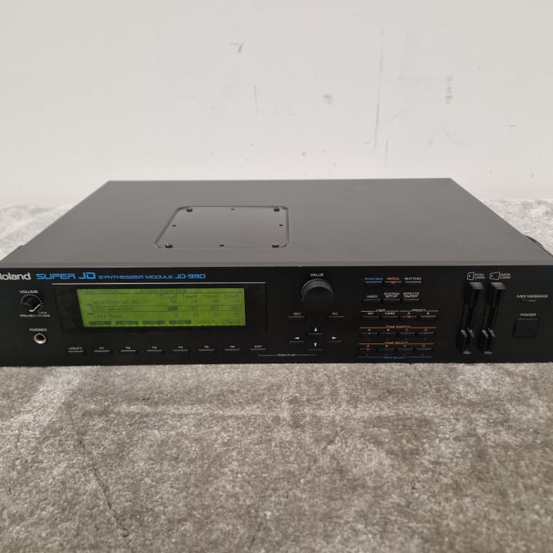 1993 Roland Roland JD-990 Super JD Synthesizer Black