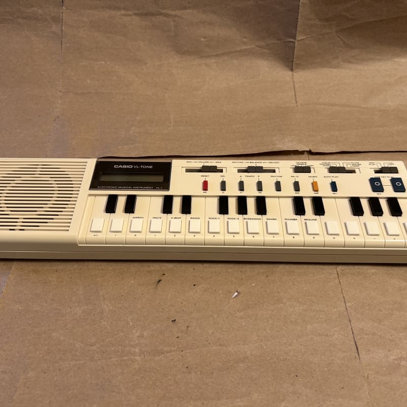 1979 - 1984 Casio VL-1 VL-Tone 29-Key Synthesizer Keyboard White
