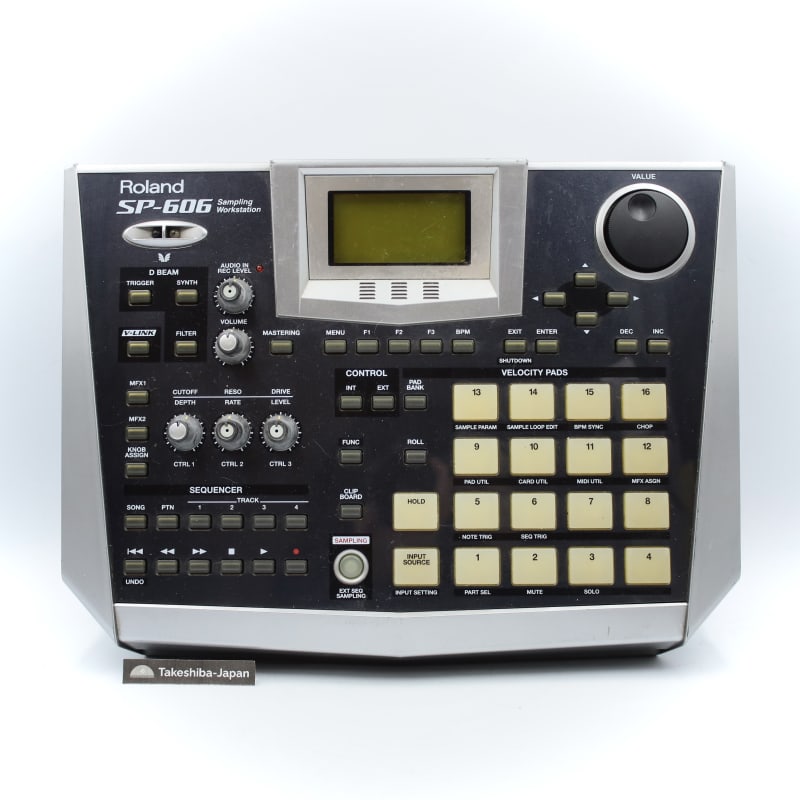 2000s Roland SP-606 Sampler Black