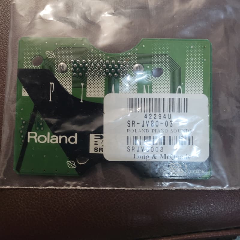 1990s Roland SR-JV80-03 Piano Expansion Board Green