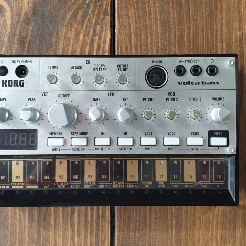 2013 - Present Korg Volca Bass Analog Bass Sequencer/Synthesiz...