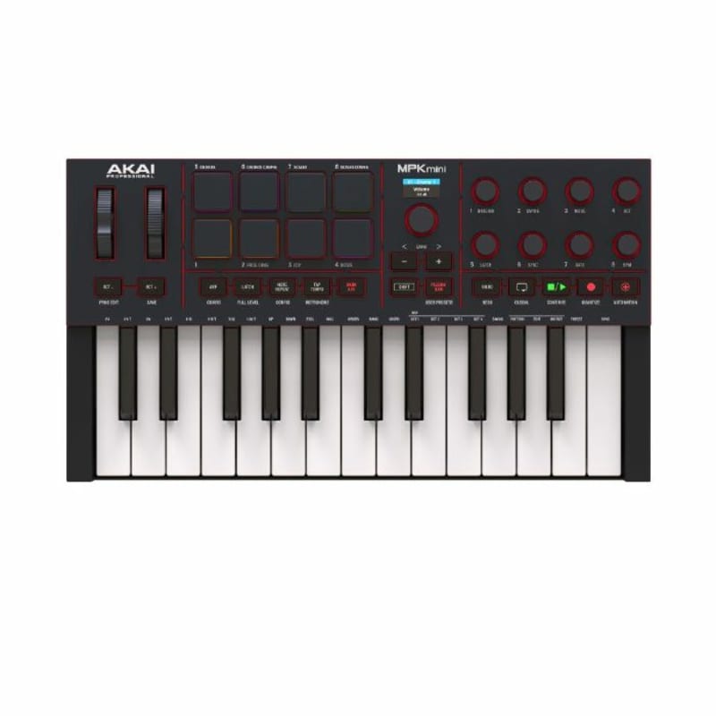 Akai Professional MPKmini 4 Compact MIDI keyboard & Pad Co...