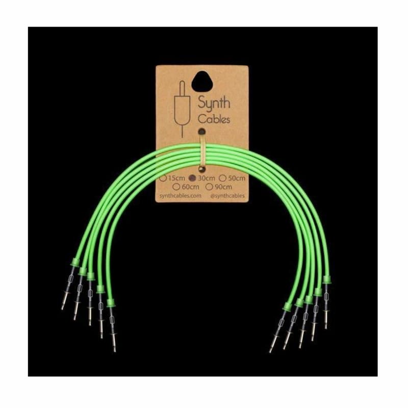 Synth Cables Cables LED 3.5mm TS Male Patch Cables v2 (30cm, g...