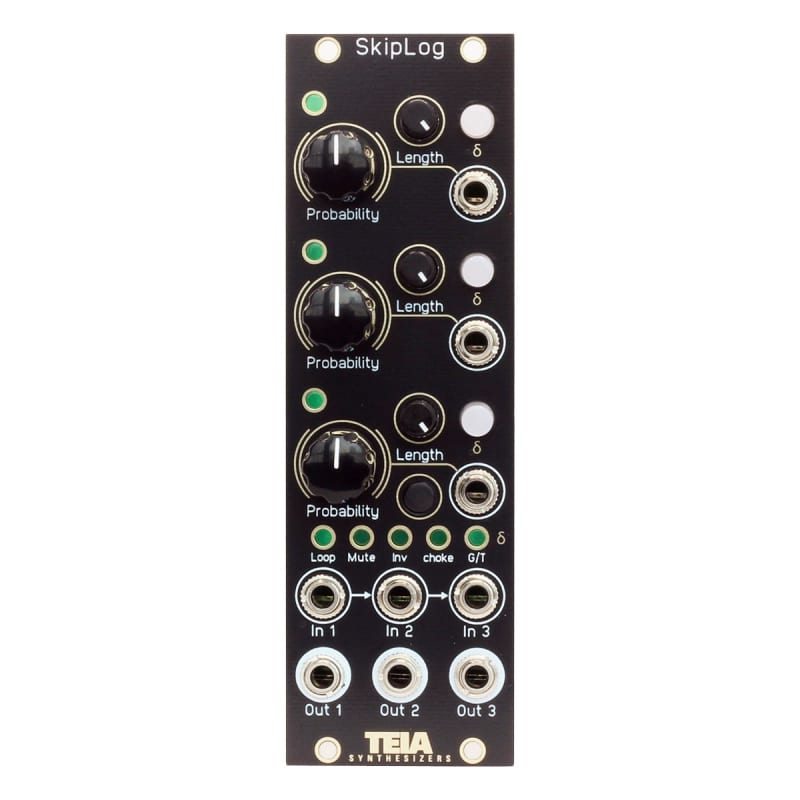 teia synthesizers Teia Synthesizers SkipLog Eurorack Rhythmic ...
