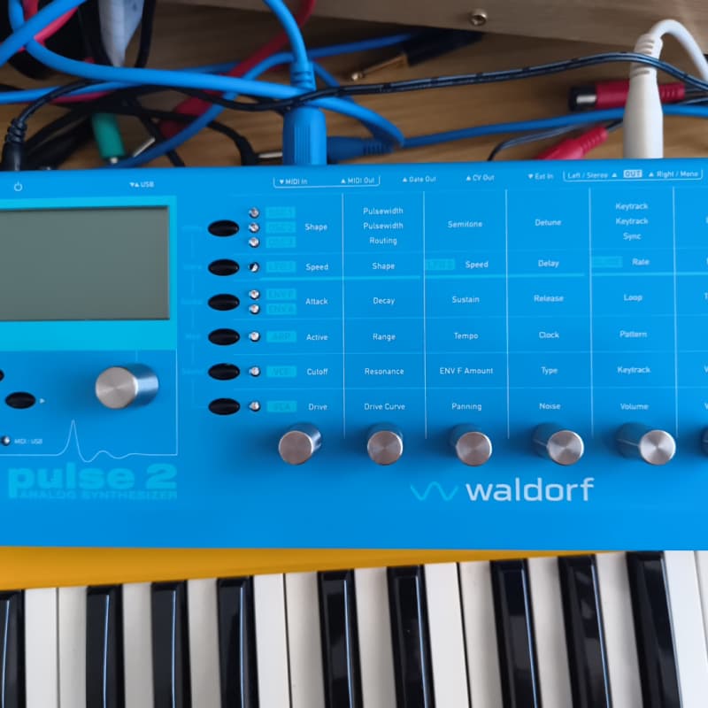 2013 - Present Waldorf Pulse 2 Analog Synthesizer Module Black