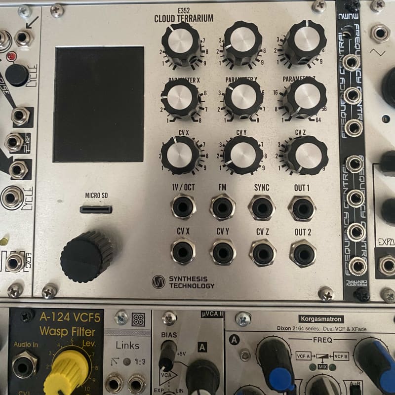 2010s Synthesis Technology E352 Cloud Terrarium Module Silver