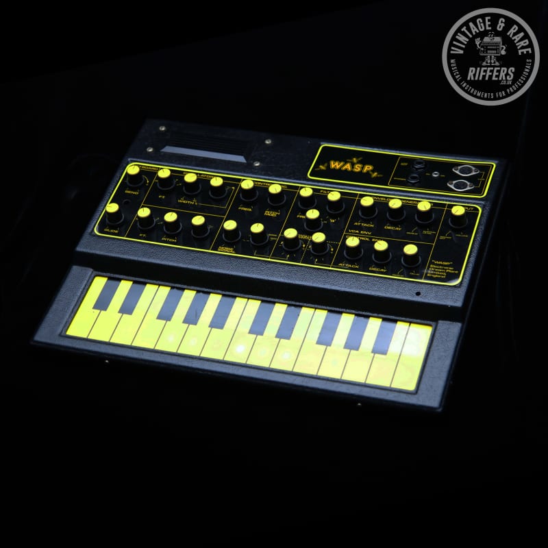 1978 - 1981 EDP Wasp 25-Key Analog Synthesizer Black