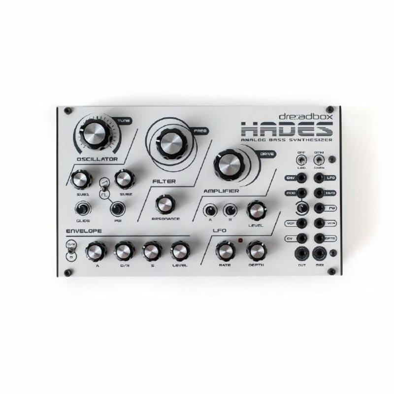 Dreadbox Hades Analogue Bass Desktop Synthesiser () Silver