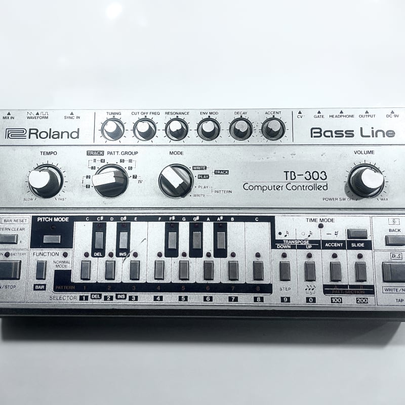 1981 - 1984 Roland TB-303 Bassline Synthesizer Module Silver