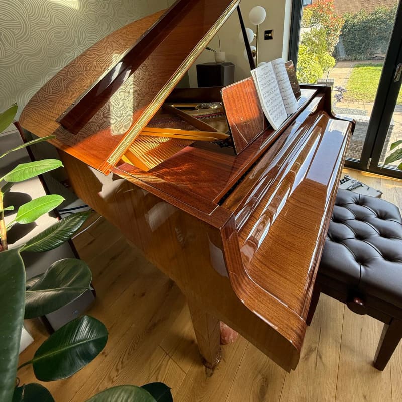 1983 Petrof Baby Grand Piano Mahagony