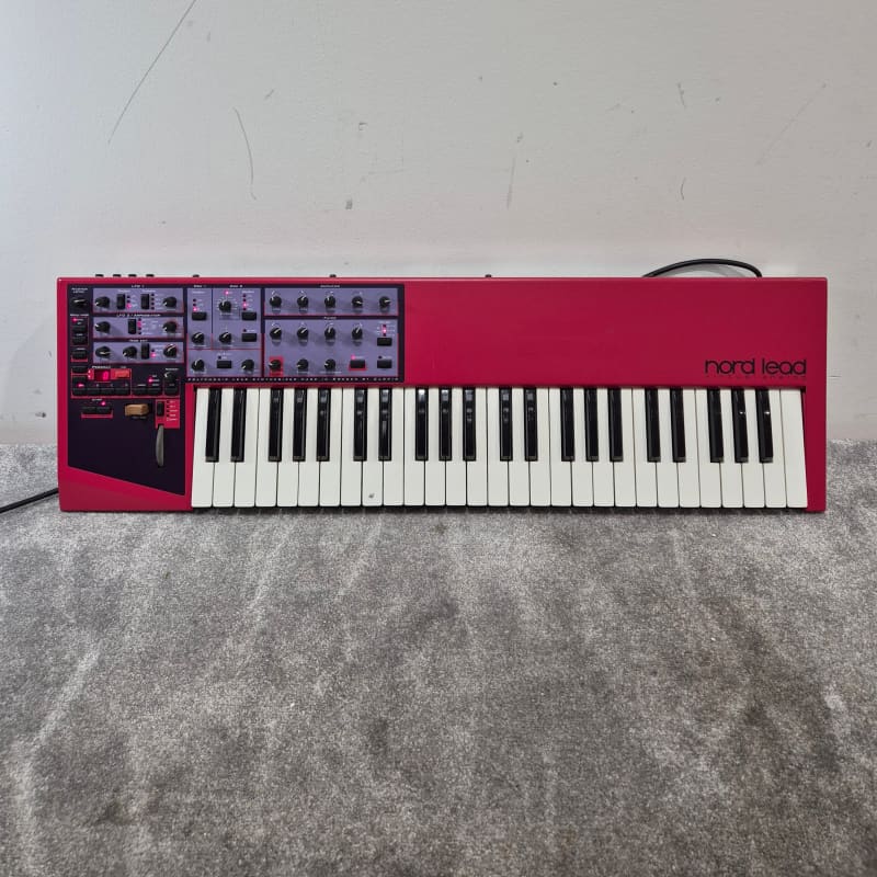 1990s Nord Nord Lead One Virtual Analog Synthesis Keyboard Red