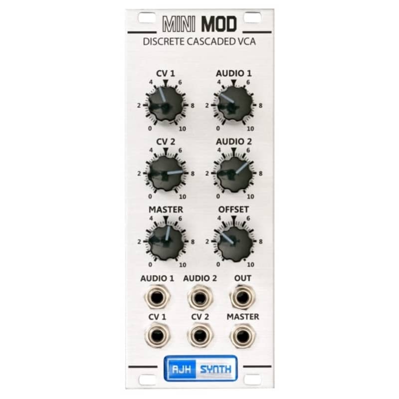 AJH Synth AJH Synth MiniMod VCA Eurorack Module (Silver) Silver