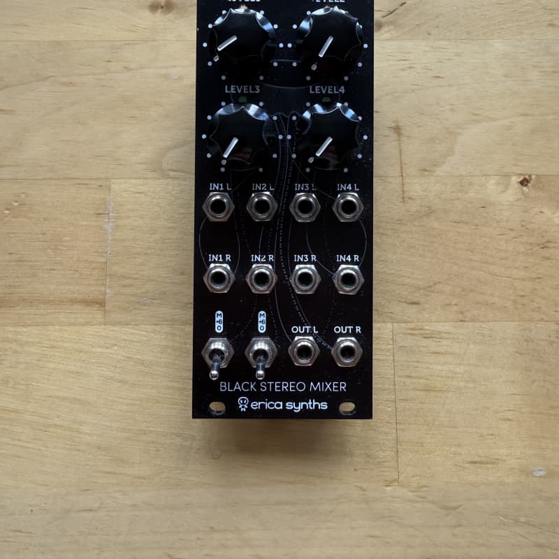 2014 - Present Erica Synths Black Stereo Mixer V3 Black