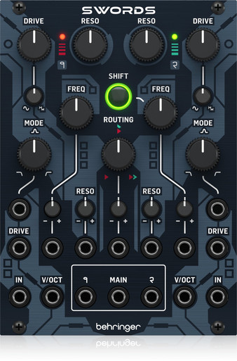 Behringer SWORDS - Dual Analog Multi-Mode Filter for Eurorack