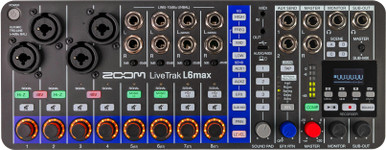 Zoom L6Max LiveTrak 10-Track Digital Mixer / Recorder