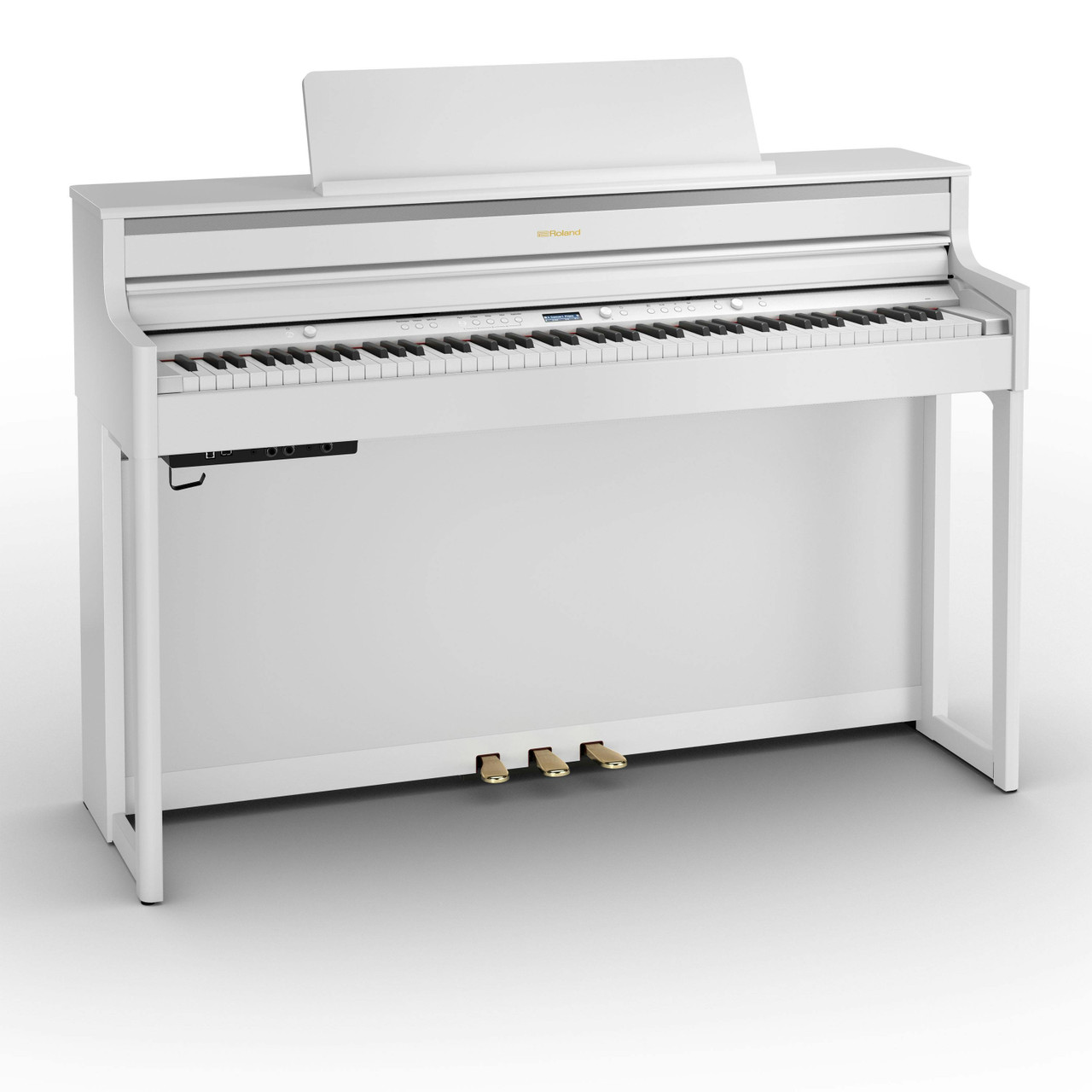 Roland HP704 Digital Piano in White - Image 2