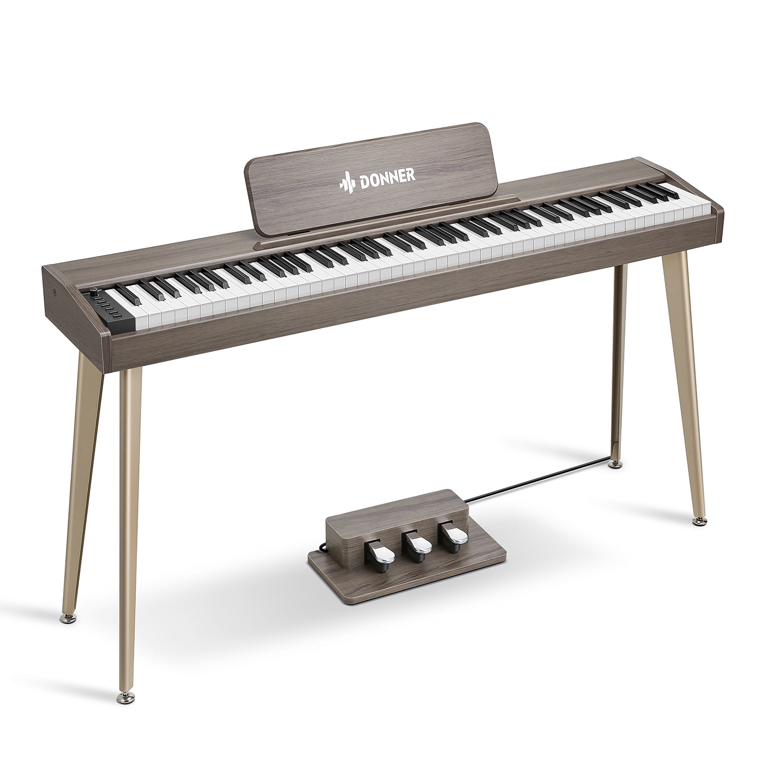 Donner DDP-60 Semi-Weighted Digital Piano - Grey / Piano