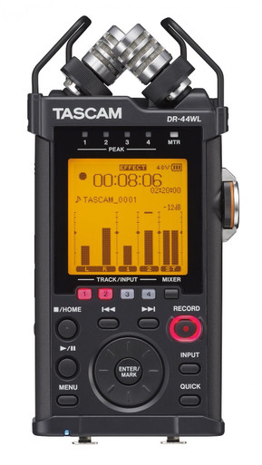 Tascam DR-44WLB 4 track Handheld Recorder in Black - Image 4