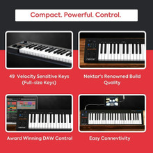 Nektar Impact GX 49 Note MIDI Keyboard & Controller - Image 3