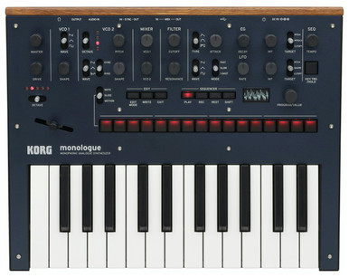 Korg Monologue Monophonic Analog Synthesizer in Blue