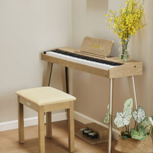 Donner Light Wood Color Piano Bench - Image 6