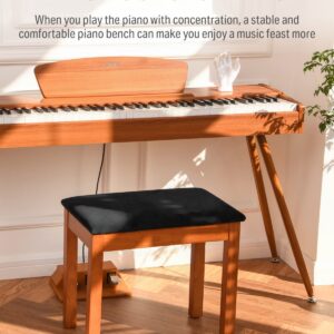 Donner Solid Wood Color Piano Bench - Image 6