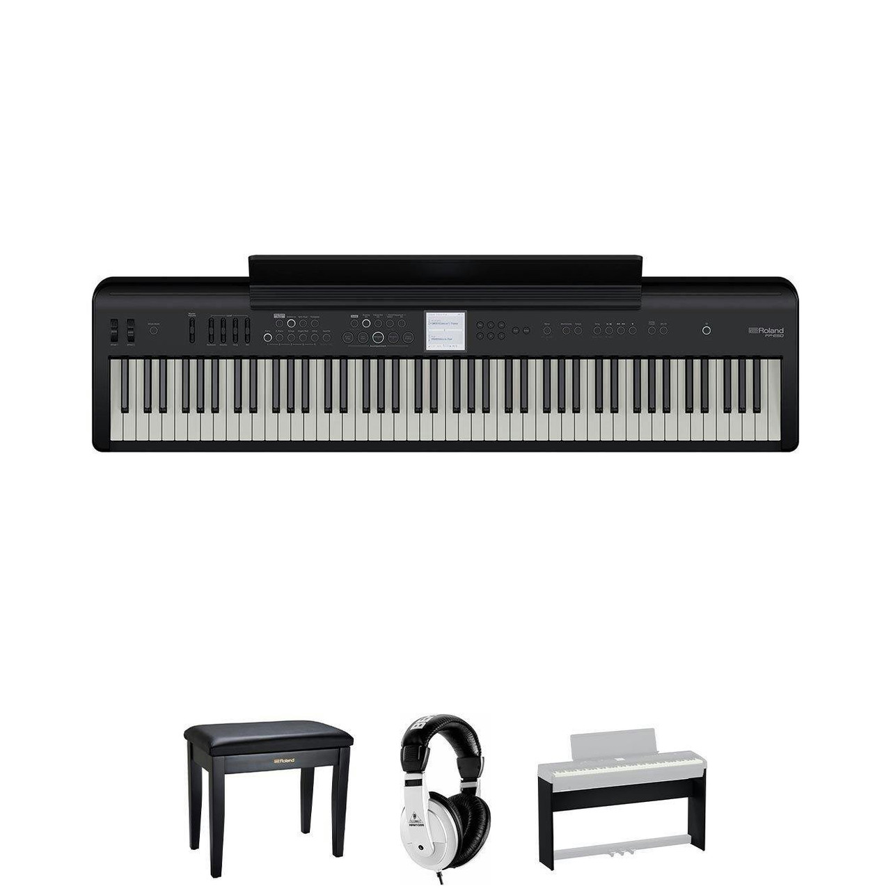 Roland FP-E50 Digital Piano in Black Bundle 1 - Image 2