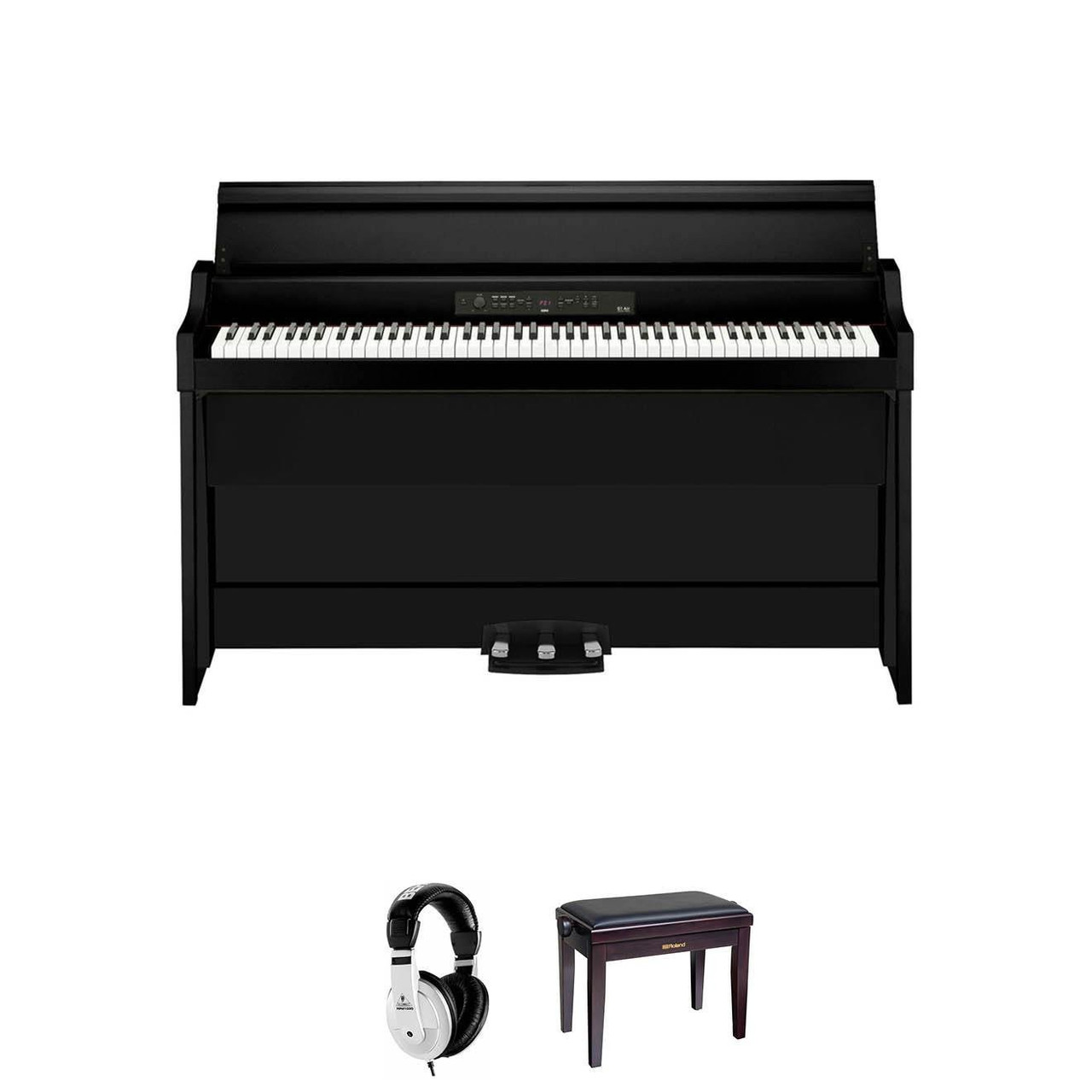 Korg G1B Air Digital Piano in Black Bundle - Image 2