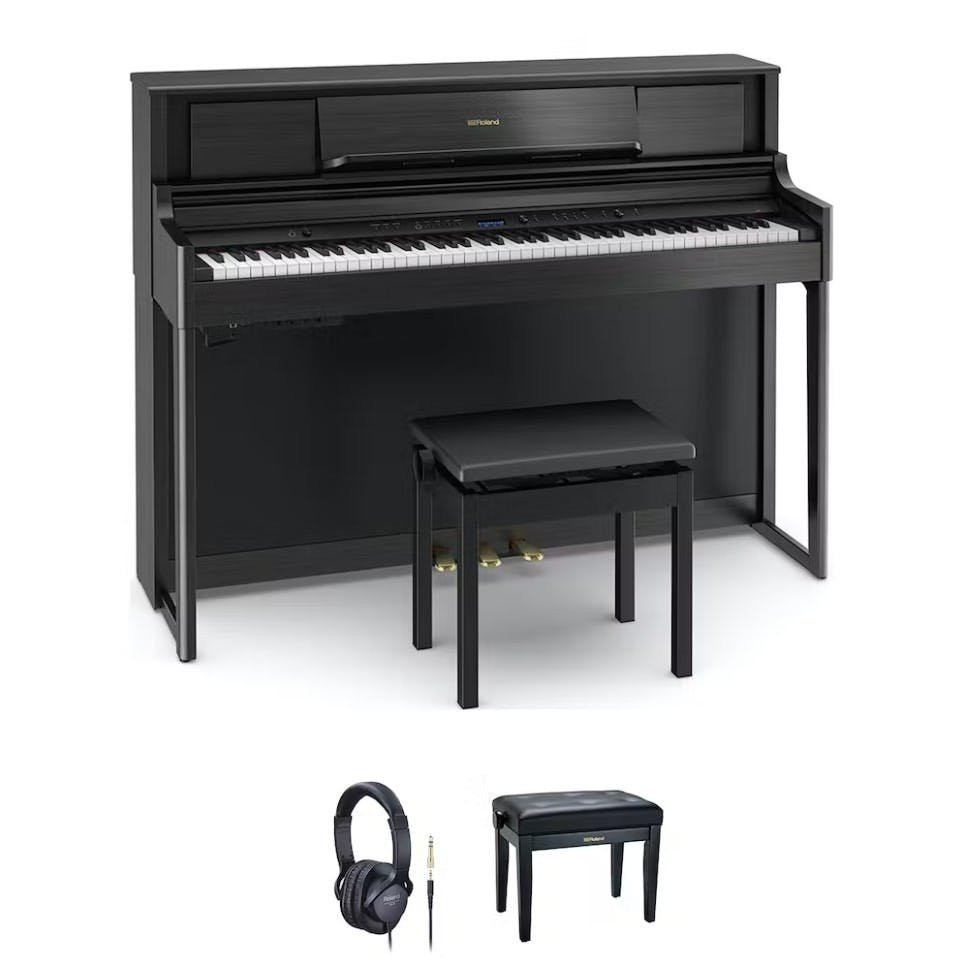 Roland LX705 Digital Piano in Black Bundle - Image 2
