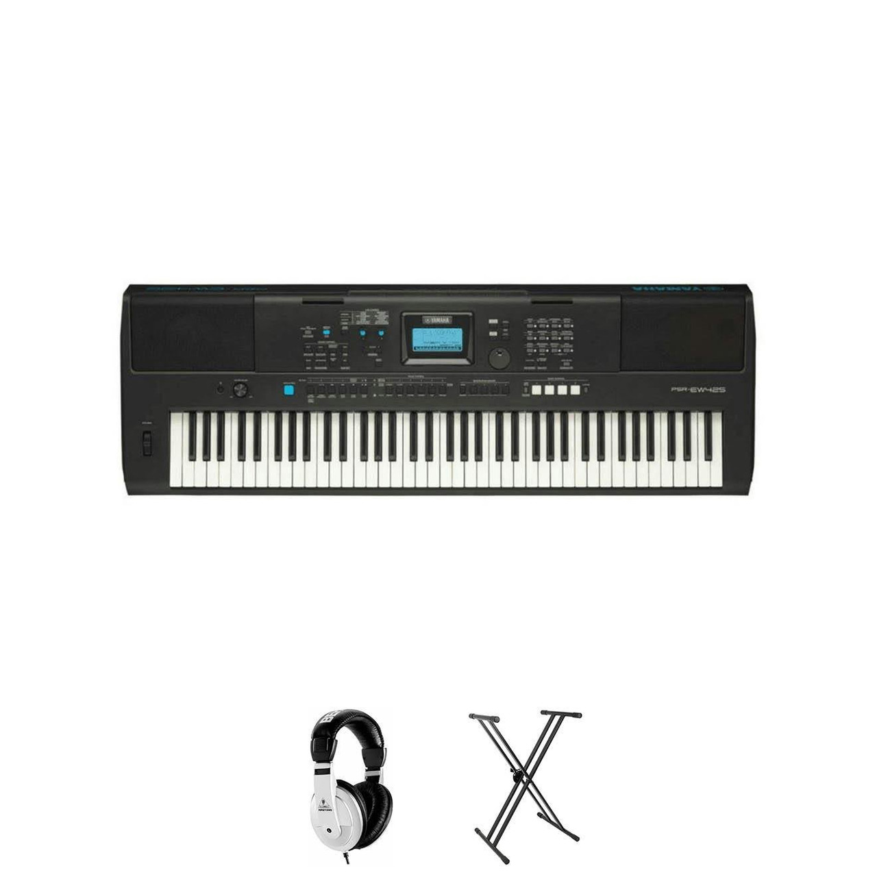 Yamaha PSRE425 Keyboard in Black Bundle - Image 2