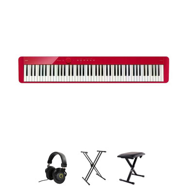 Casio PX-S1100 Digital Piano In Red Bundle 2
