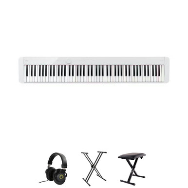 Casio PX-S1100 Digital Piano In White Bundle 1