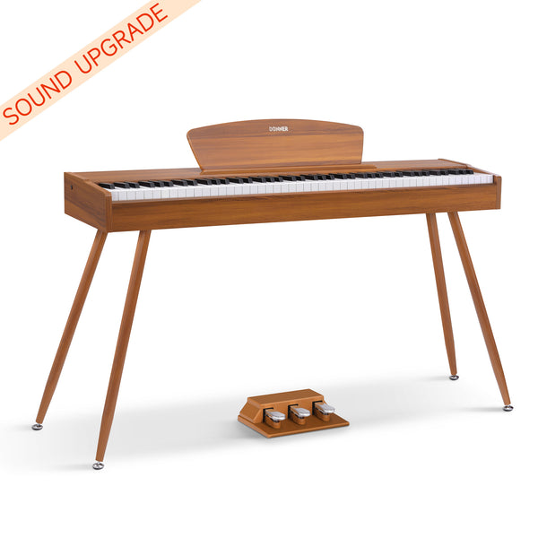 Donner DDP-80 Wooden Style Weighted Digital Piano - Natural Sound Upgrade / Piano